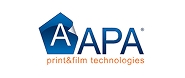Logo de APA, marca italiana de vinilos y acabados premium